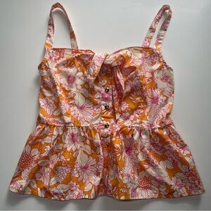 J.Crew tie front top